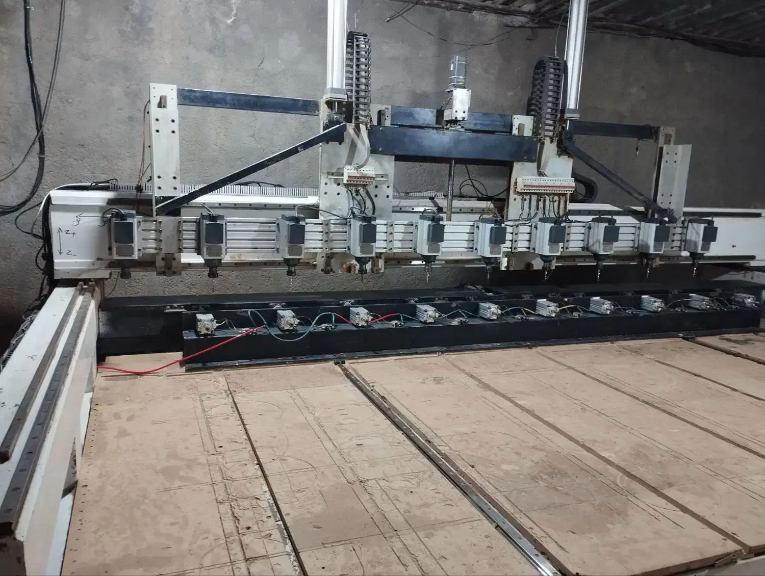 دستگاه سی ان سیcnc ده کله (10)تخت و روتاری|ماشینآلات صنعتی|خلیل آباد, |دیوار