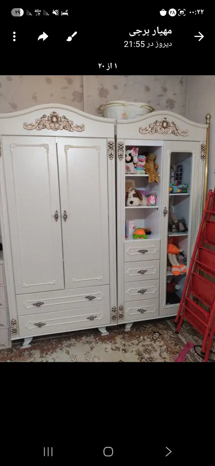کمد لباس  و ویترین  سالم|اسباب و اثاث بچه|قزوین, |دیوار
