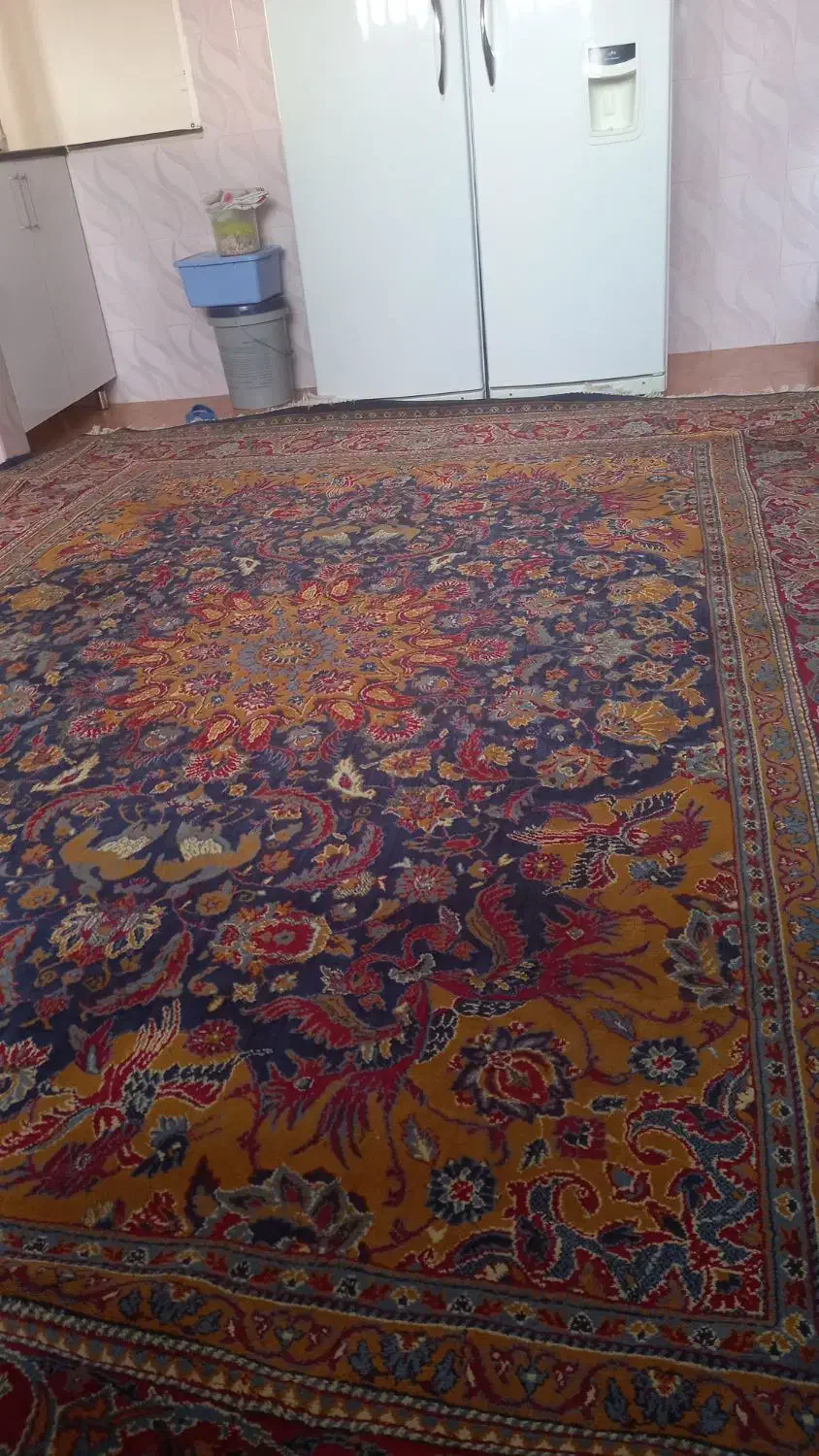 گلیم نه متری فرش دوازده متری در حد نو|فرش|مهاباد (آذربایجان غربی), |دیوار