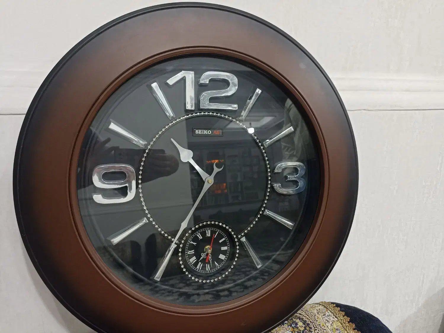 ساعت دیواری دو زمانه|ساعت دیواری و تزئینی|یاسوج, |دیوار