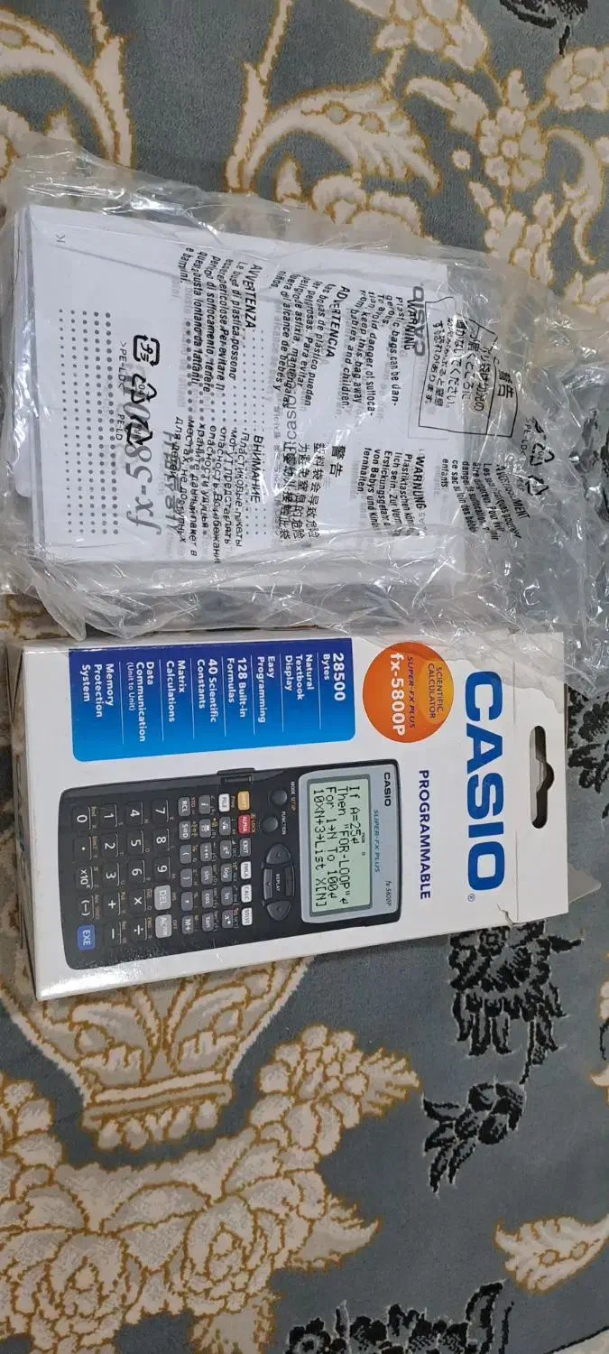 ماشین حساب مهندسی کاسیو ۵۸۰۰fx|لوازم التحریر|اصفهان, جوزدان الیادران|دیوار