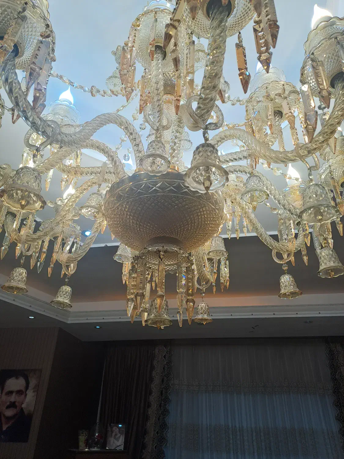 لوستر|لوستر و چراغ آویز|پاکدشت, پاکدشت (مامازند)|دیوار