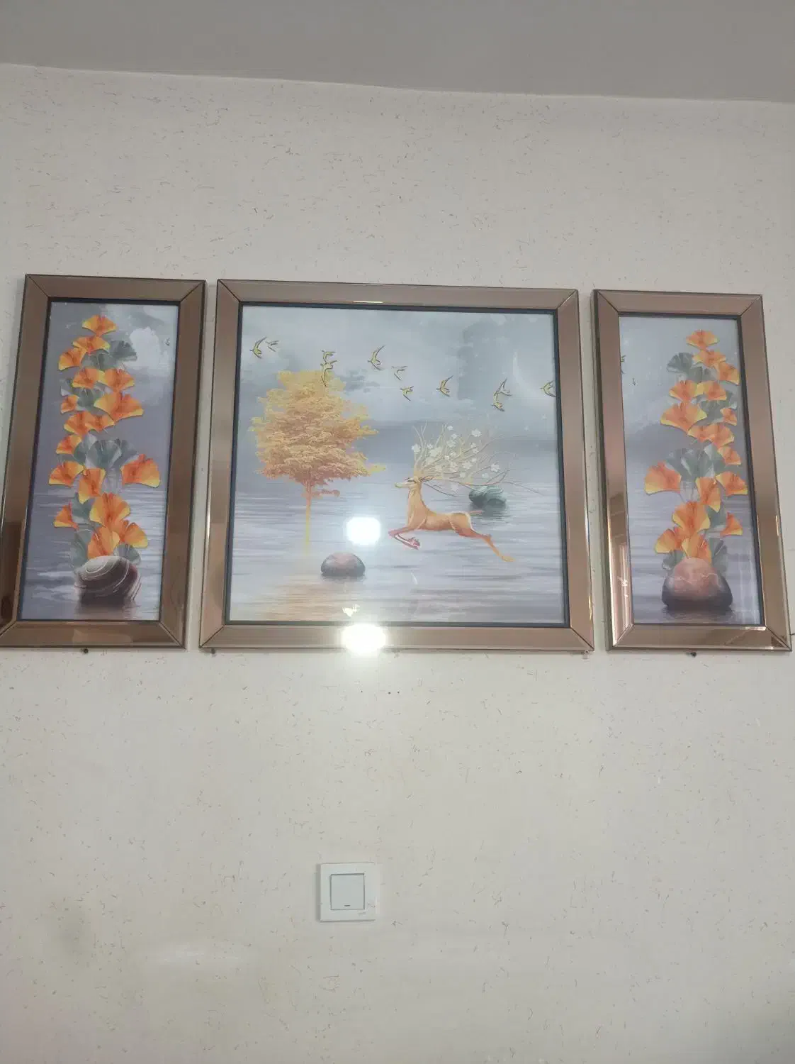 تابلو سه تیکه نو|تابلو، نقاشی، عکس|محمدیه-قزوین, |دیوار