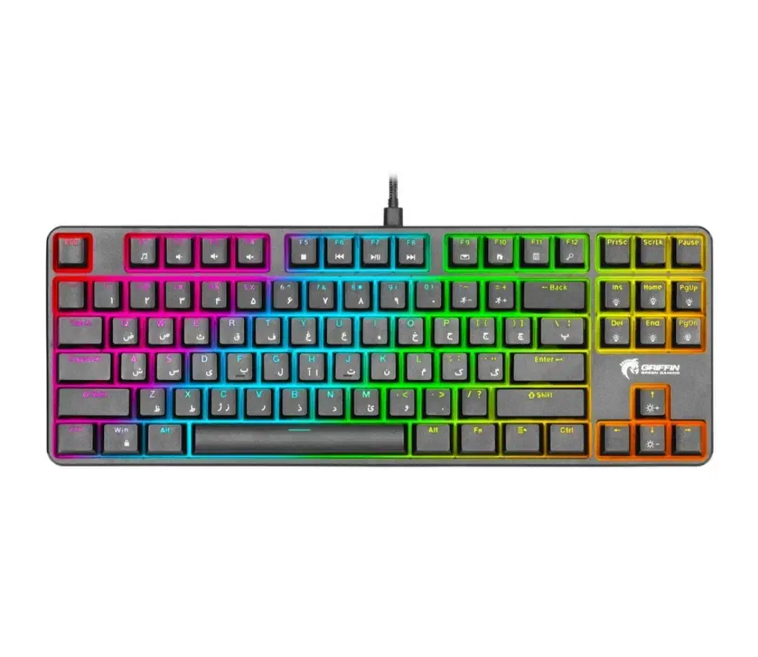 کیبورد گیمینگ گرین مدل GK801- RGB|قطعات و لوازم جانبی رایانه|تهران, توحید|دیوار