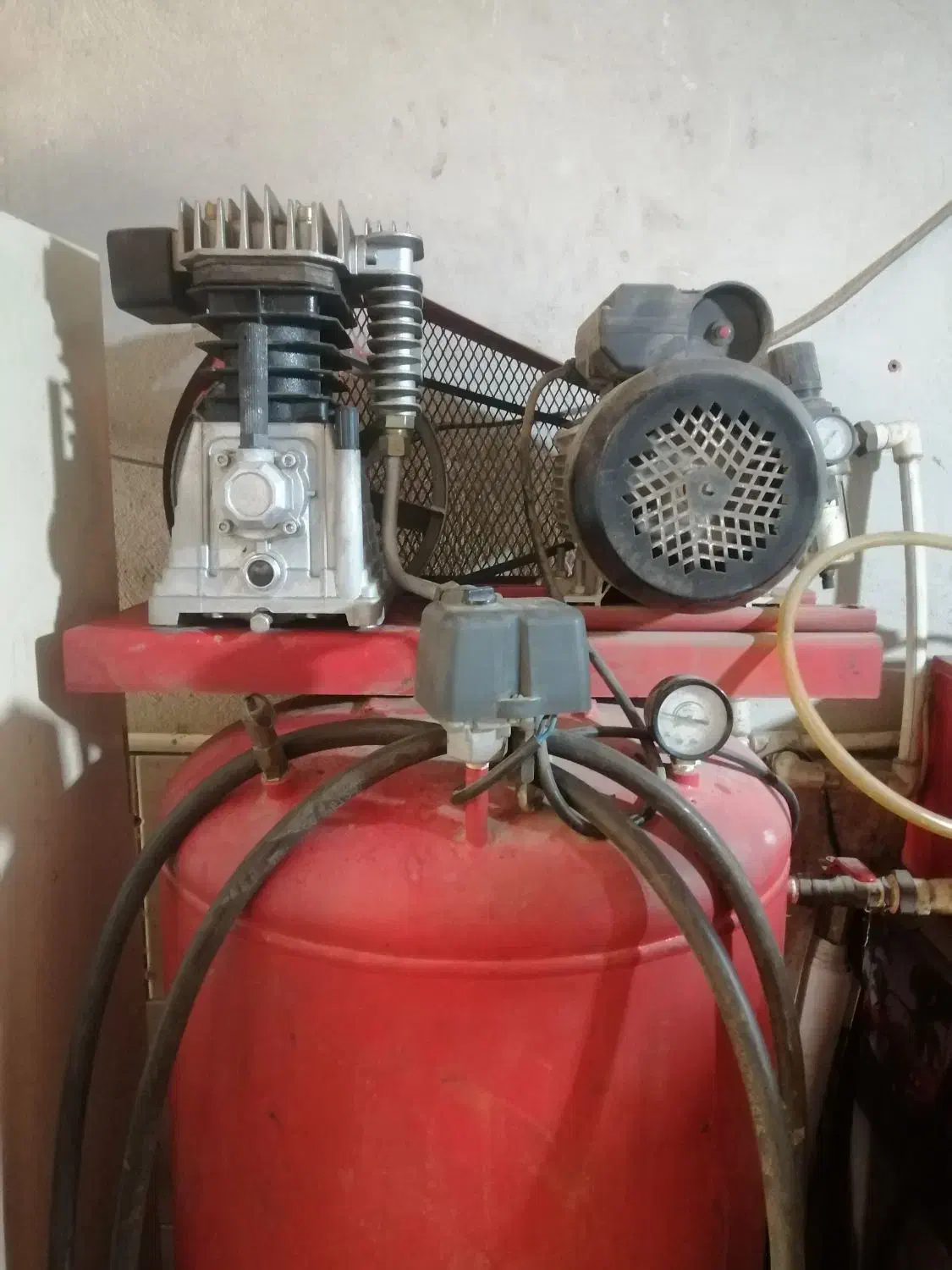 پمپ باد 350 لیتری دوسیلندر کتابی ایستاده|ابزارآلات|آزادشهر, |دیوار