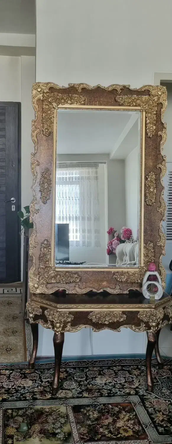 آینه کنسول|بوفه، ویترین، کنسول|زنجان, |دیوار