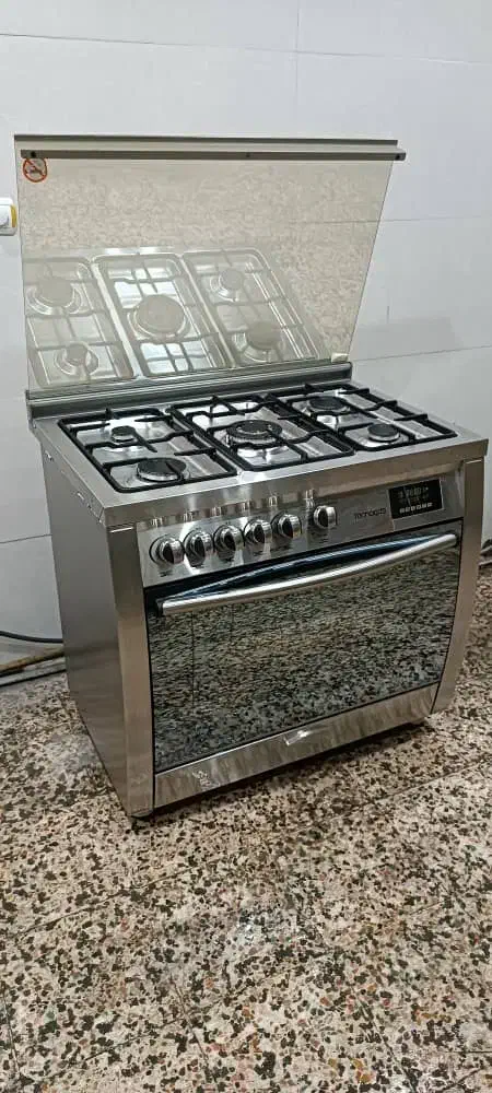 فرگاز تمام استیل ایتالیایی تکنو گرند|اجاق گاز و لوازم برقی پخت‌وپز|اهواز, فتح|دیوار