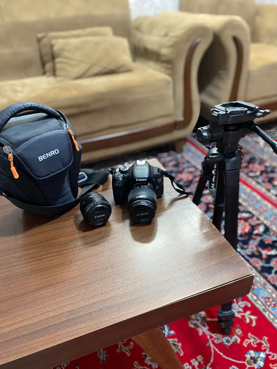 فروش فوری دوربین کنن با تجهیزات|دوربین عکاسی و فیلم‌برداری|سبزوار, همت|دیوار