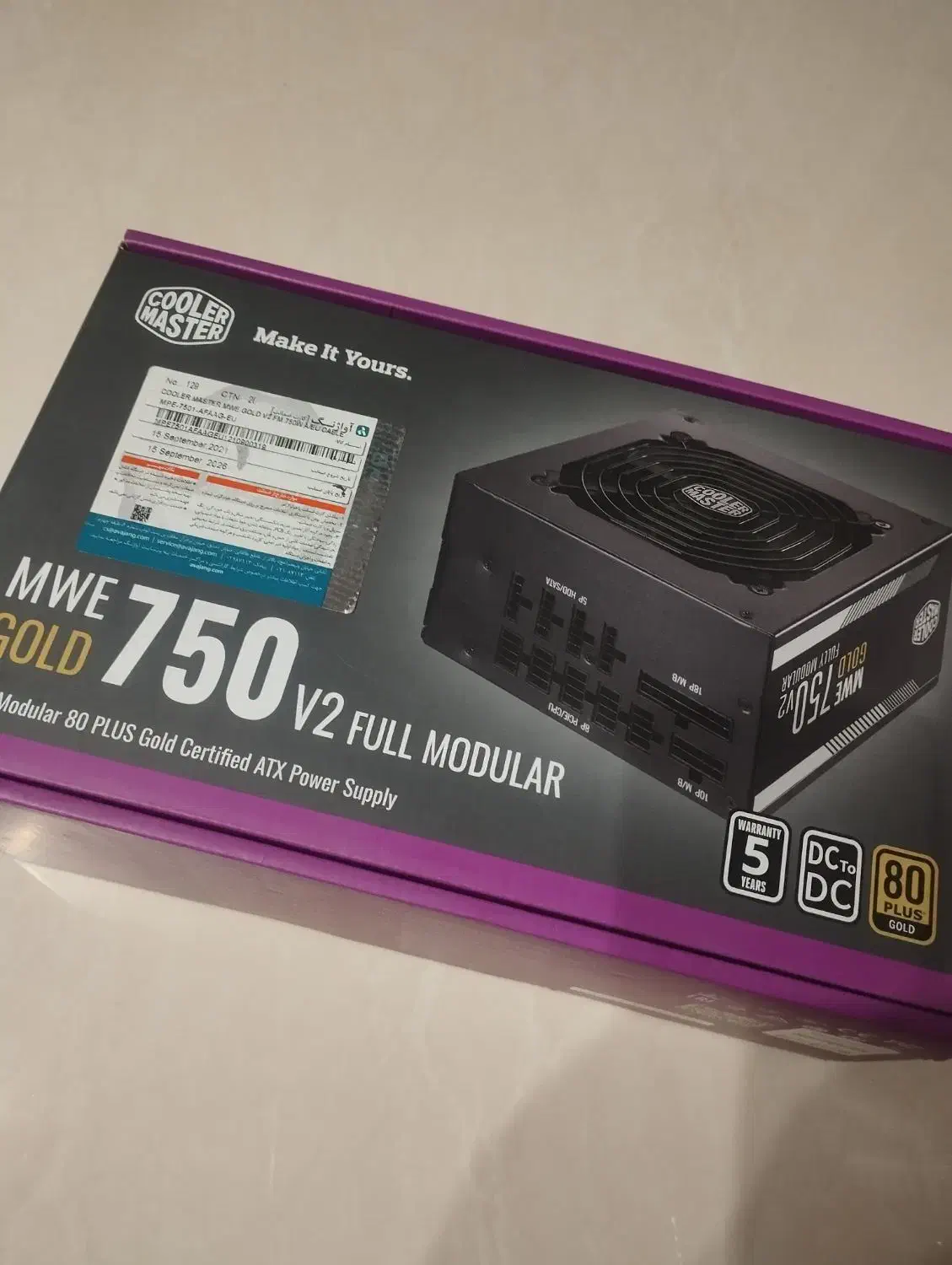 پاور ۷۵۰کولرمستر فول ماژولار|قطعات و لوازم جانبی رایانه|اصفهان, طامه|دیوار