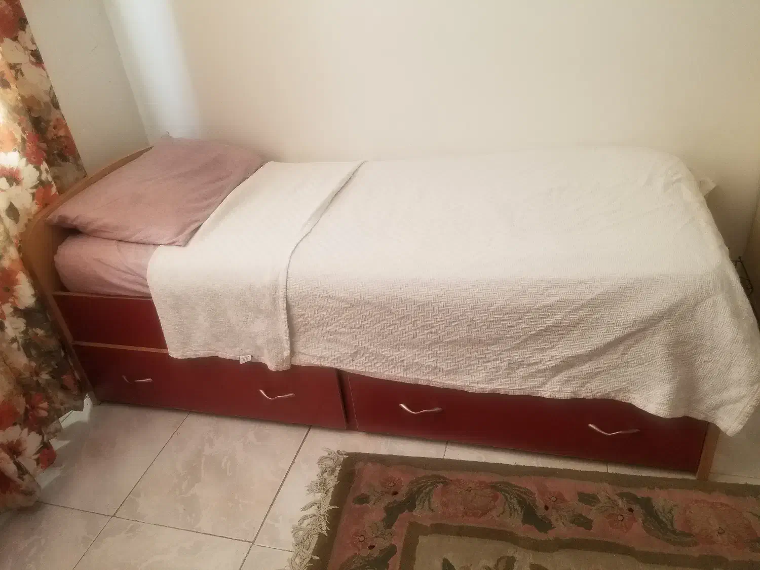 تخت یک نفره ام دی اف با خوشخواب|تخت و سرویس خواب|تهران, ارم|دیوار