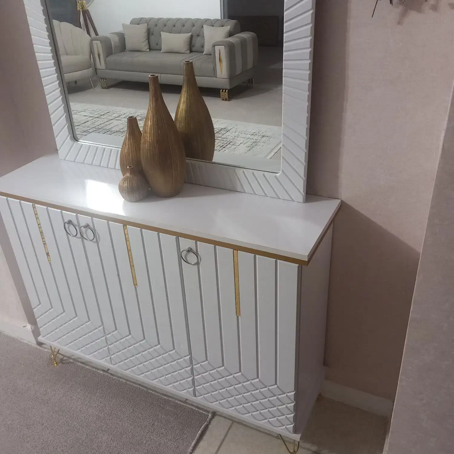 آینه وکنسول|بوفه، ویترین، کنسول|ایلام, |دیوار