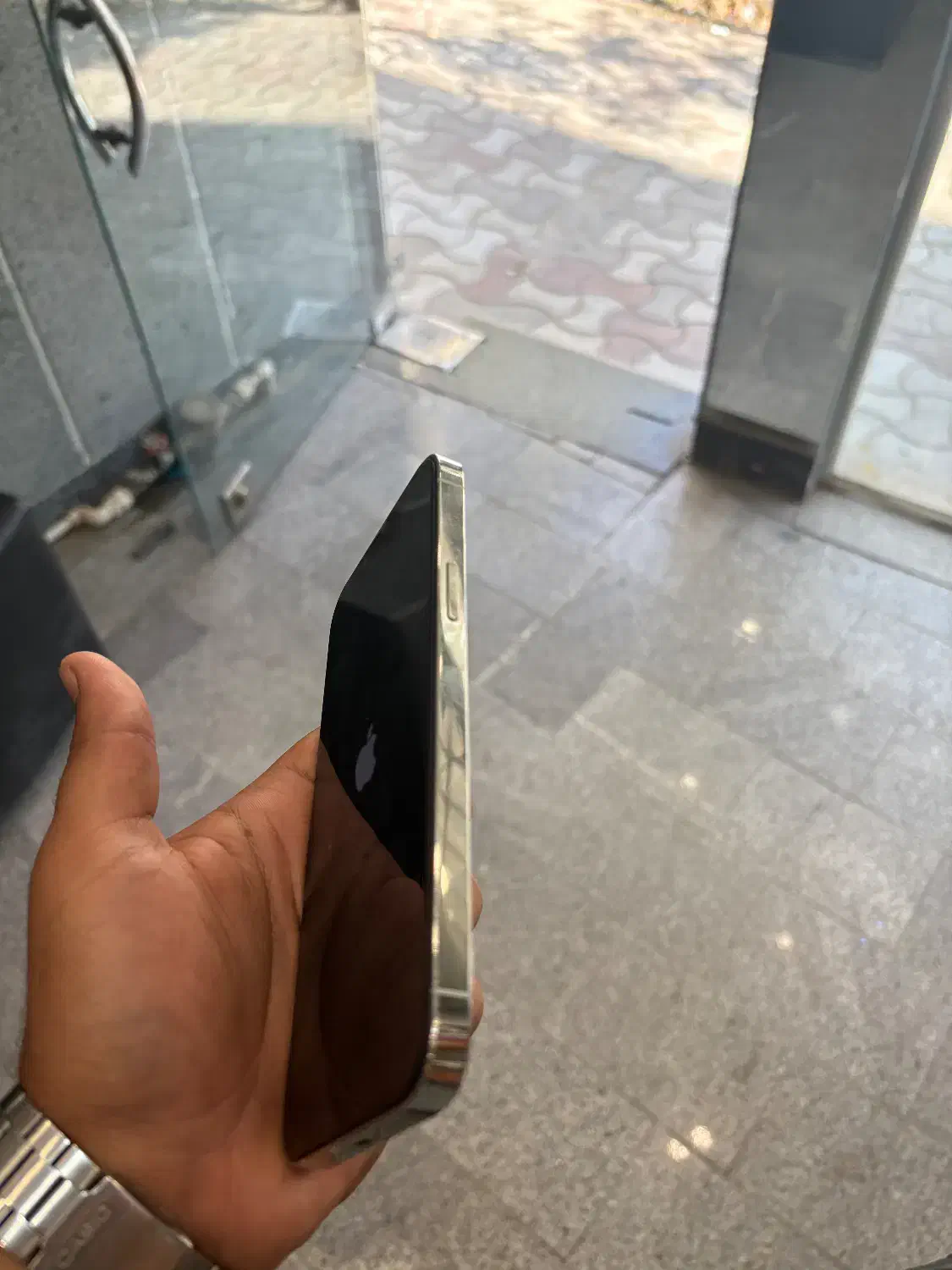 آیفون سیزده پرومکس سفید|موبایل|سبزوار, ولیعصر (نجار آباد)|دیوار