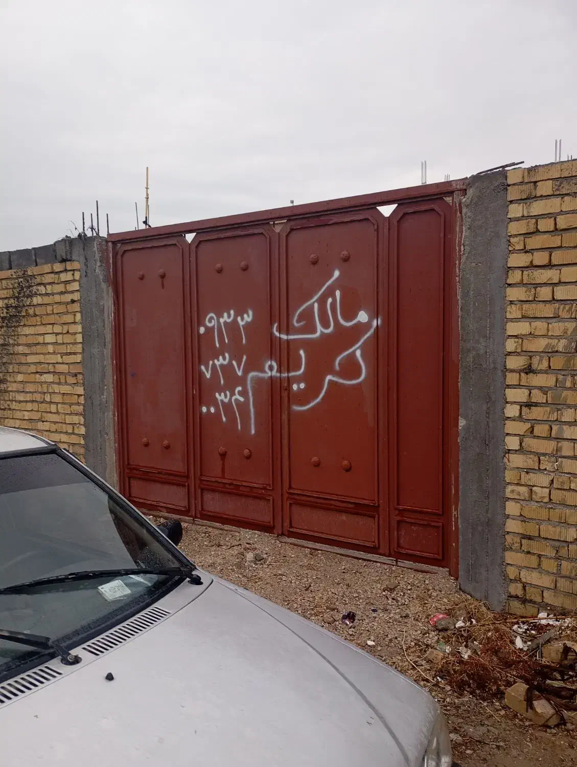 اسکلت ویلایی درب حیاط|فروش خانه و ویلا|مرودشت, شهرک مهدیه|دیوار