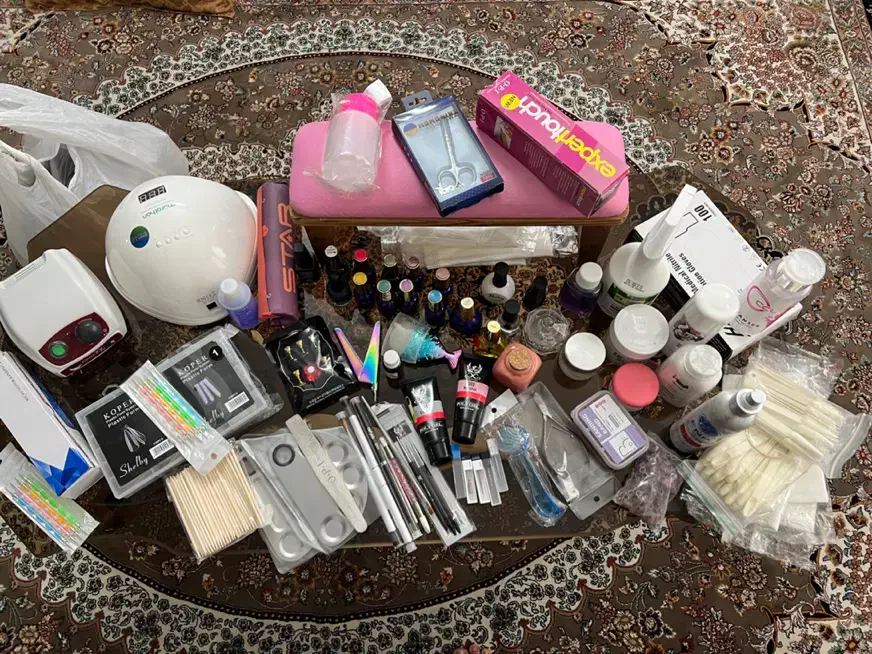 وسایل کامل کاشت ناخن|آرایشی، بهداشتی، درمانی|اسلام‌شهر, شهرک احمدیه|دیوار