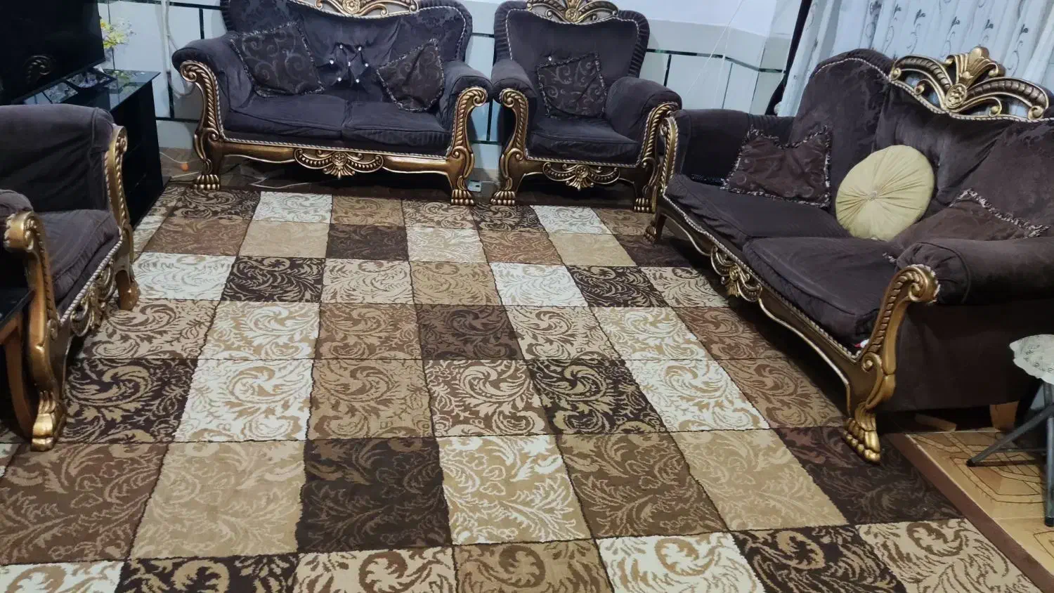 گلیم فرش ۱۲ متری|گلیم، جاجیم، گبه|مسجد سلیمان, |دیوار