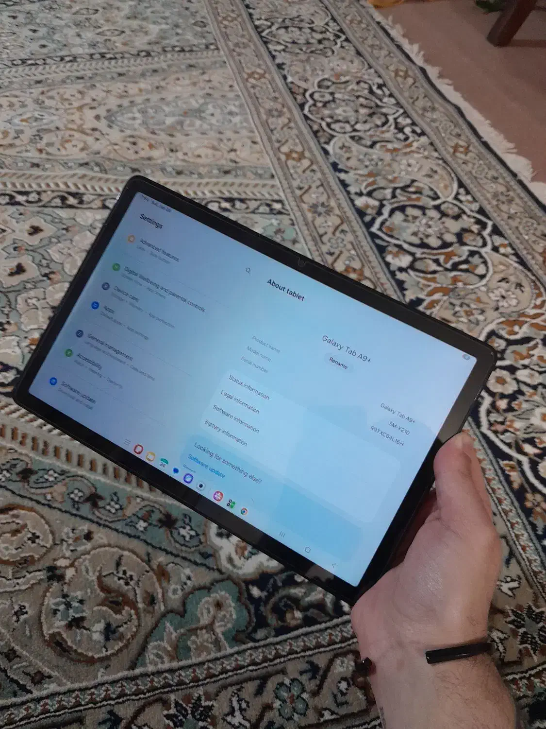 تبلت A9plus سامسونگ|تبلت|اصفهان, دستگرده|دیوار