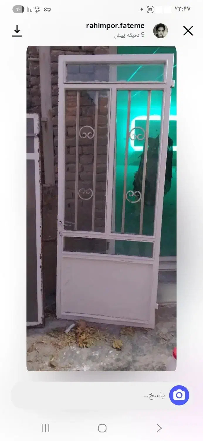 دوعدد پنجره و یک عدد در آهنی محکم و سنگین|مصالح و تجهیزات ساختمان|لالجین, |دیوار