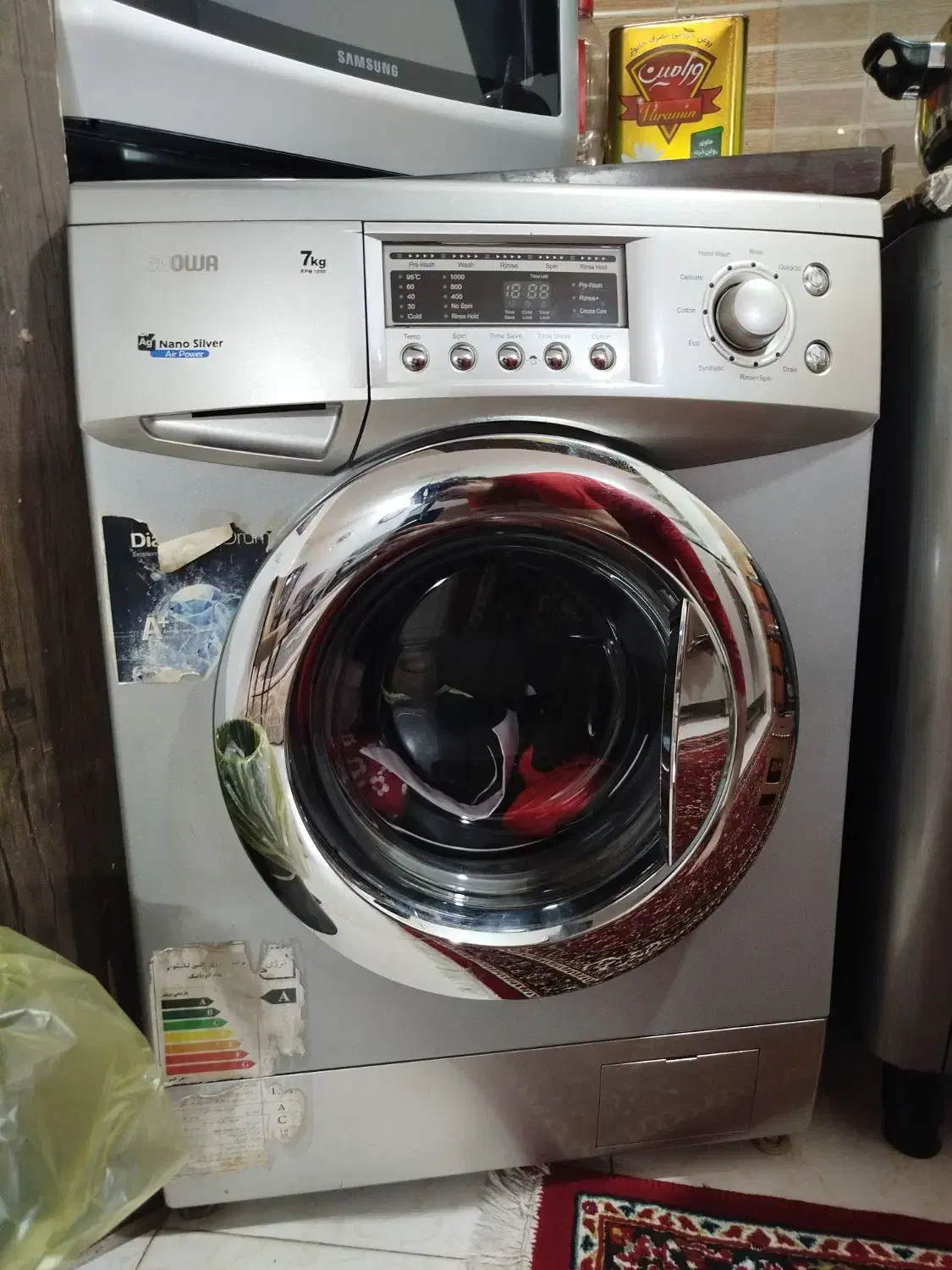 لباسشویی ۷کیلویی اسنوا|ماشین لباسشویی و خشککن لباس|مشهد, الهیه|دیوار