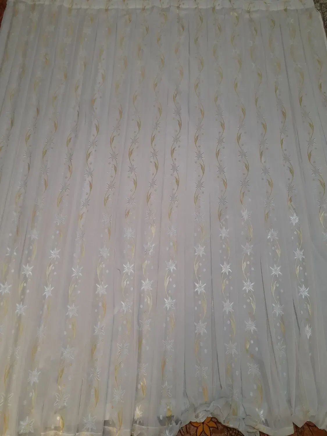 پرده حریر در حد نو|پرده، رانر، رومیزی|پارس‌آباد, |دیوار