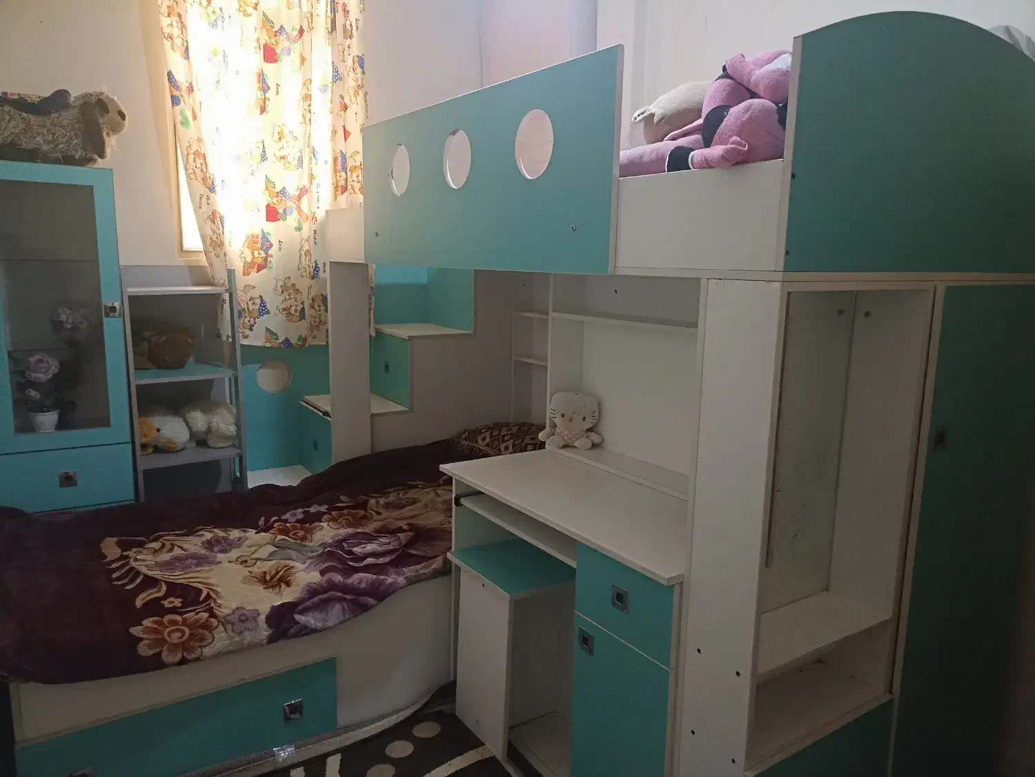 تختخواب دوطبقه|تخت و سرویس خواب|پاکدشت, پاکدشت (مامازند)|دیوار