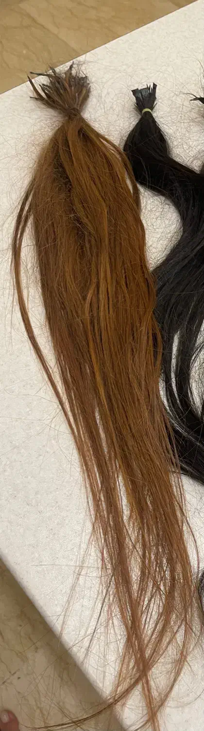موی طبیعی ۷۵ سانت قهوه ای ۷۸ شاخه|آرایشی، بهداشتی، درمانی|تهران, شهرک آزمایش|دیوار