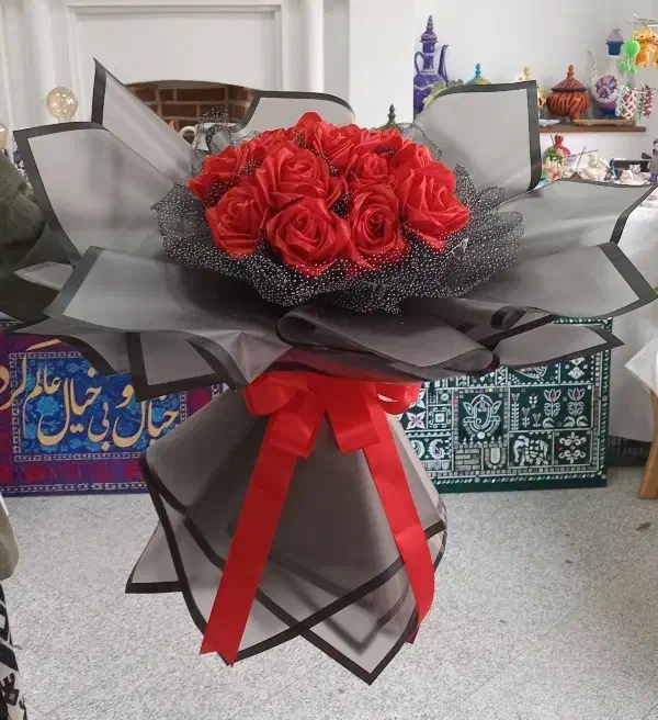 دسته گل روبانی|گل مصنوعی|ارومیه, |دیوار