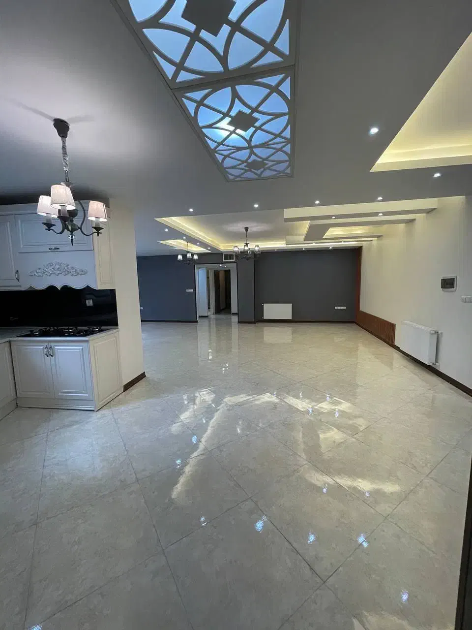 ۱۶۰ متر ۳ خواب سالن پرده خور فول ویو ابدی شهرک نفت