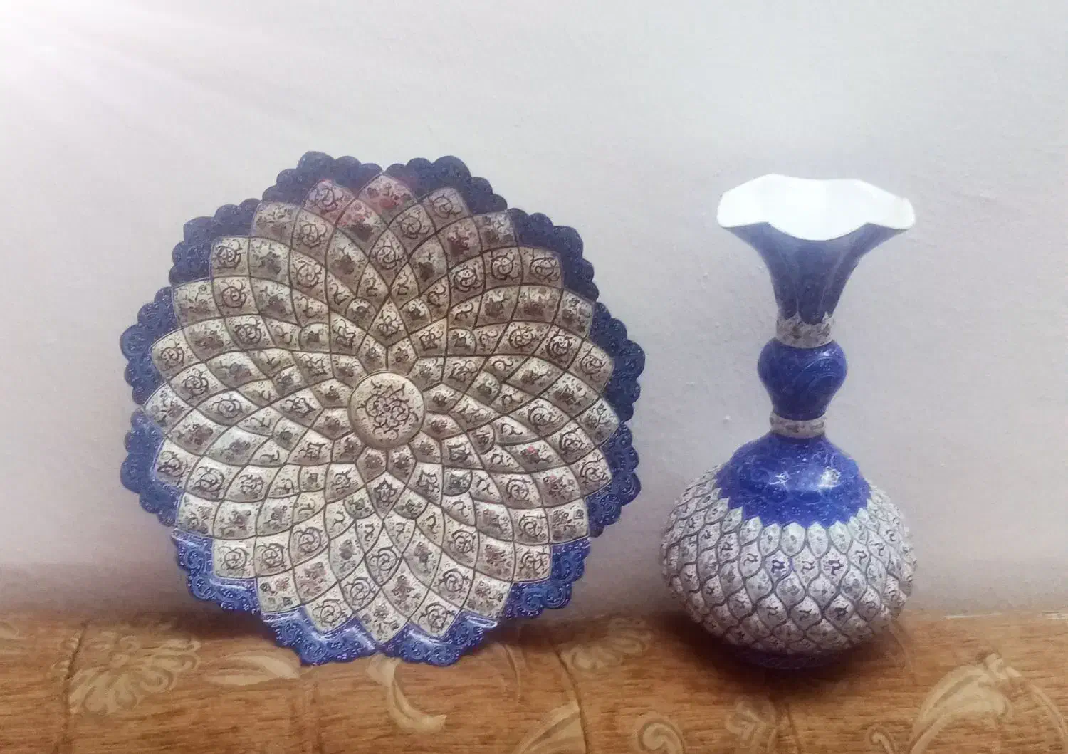 بشقاب و گلدان میناکاری|کلکسیون و سرگرمی|محمودآباد, |دیوار