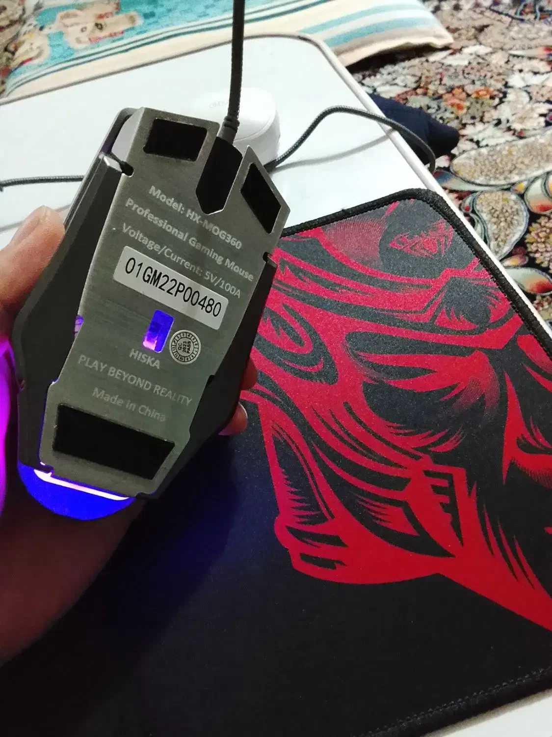 موس هیسکا به همراه پد|قطعات و لوازم جانبی رایانه|اردبیل, |دیوار