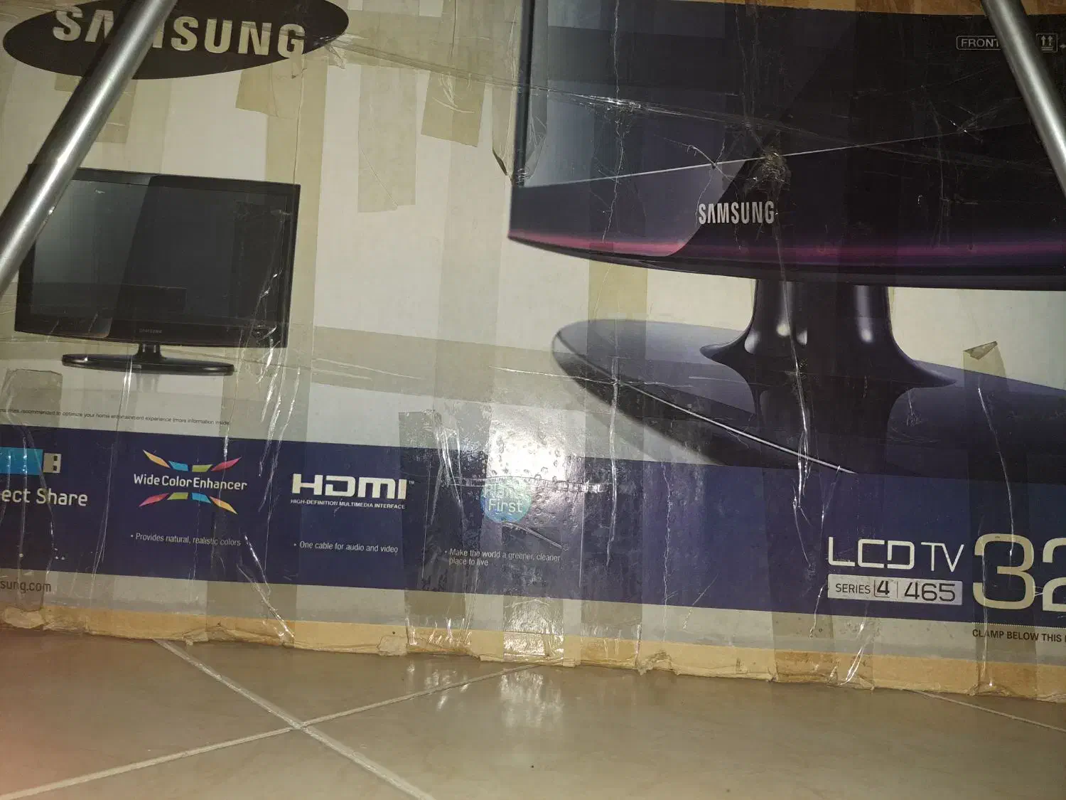 تلویزیون ال سی دی ۳۲ سامسونگ‌ اصلی|تلویزیون و پروژکتور|تهران, تسلیحات|دیوار