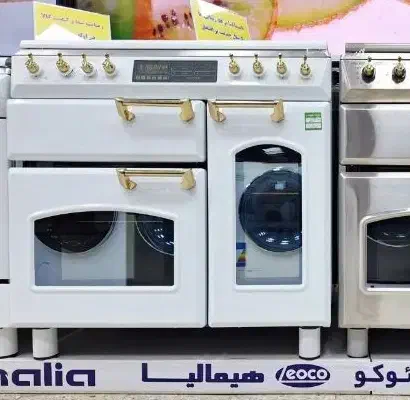 اجاق گاز تکنو ایتالیایی مدل رومانو مناسب جهیزیه|اجاق گاز و لوازم برقی پختوپز|ابریشم, |دیوار