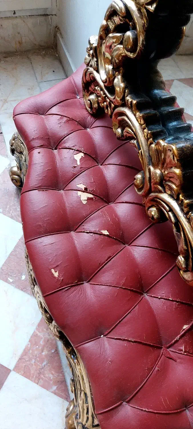 آیینه کنسول ورق طلا|بوفه، ویترین، کنسول|تهران, شهرک مخابرات|دیوار