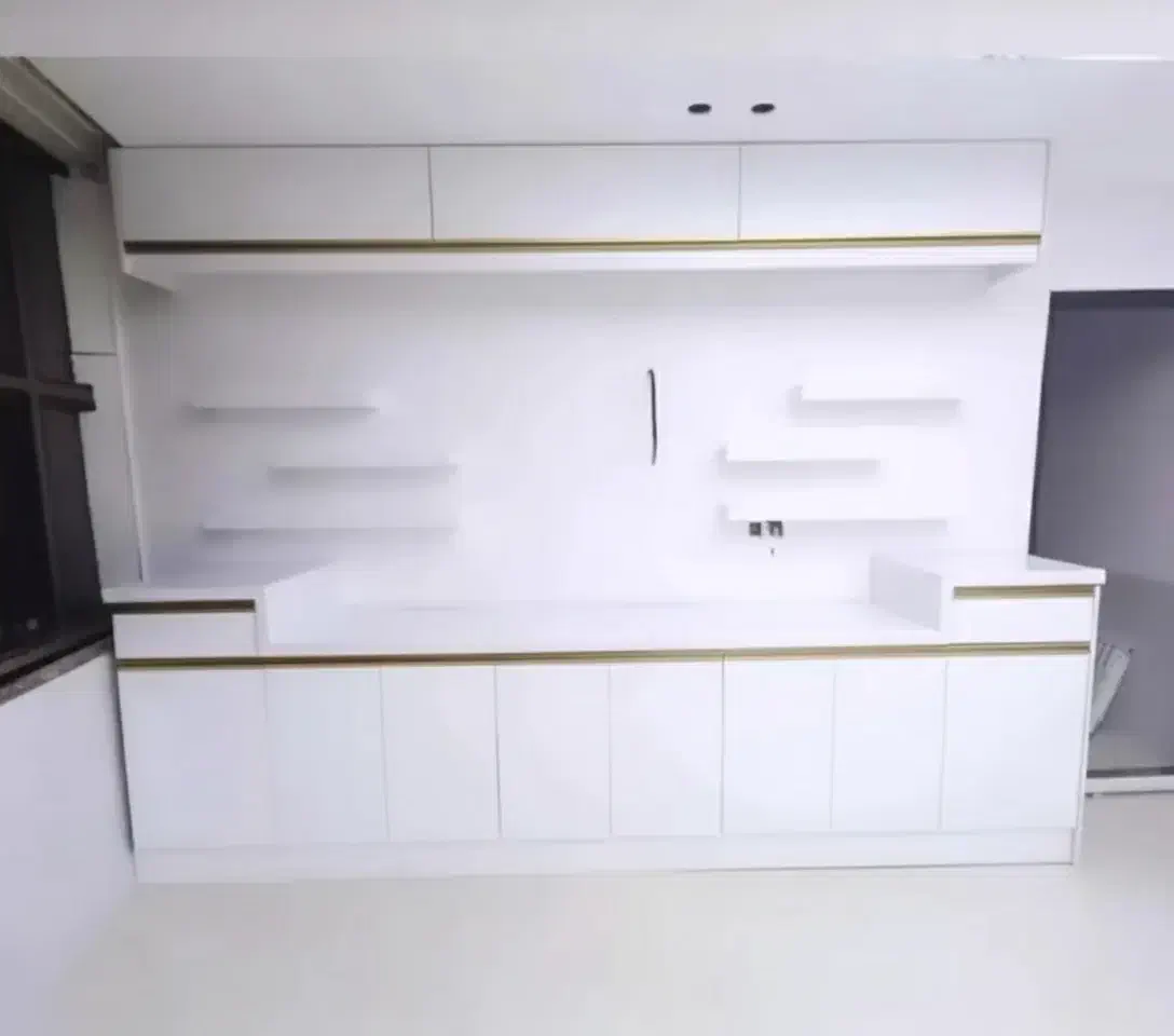 کابینت های گلاس کیفیت عالی درجه ۱سفید|مصالح و تجهیزات ساختمان|سمیرم, |دیوار