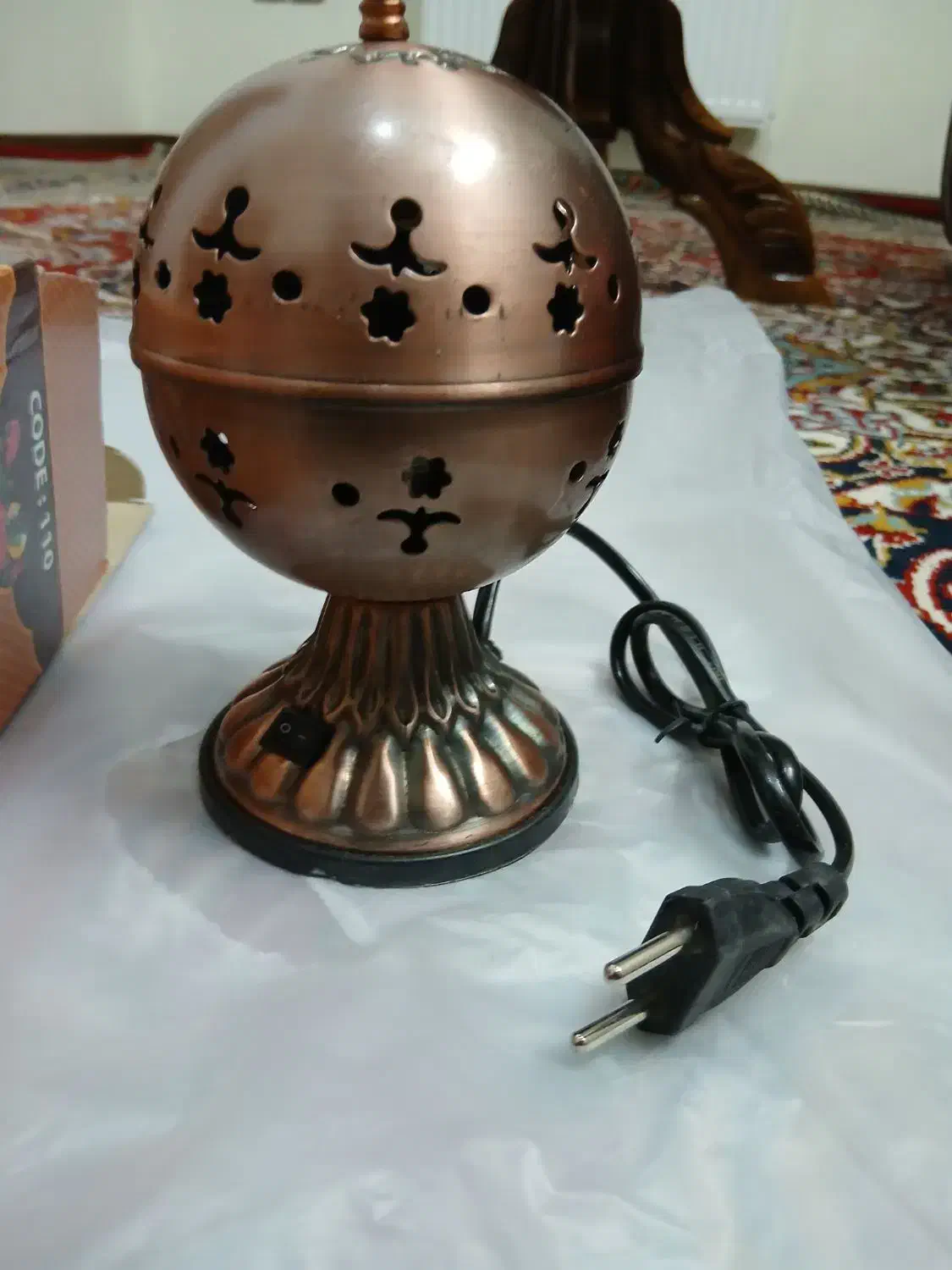 اسپند دود کن برقی  بسیار شیک اکبند زیره قیمت بازار|سایر لوازم برقی|شیروان (خراسان), |دیوار