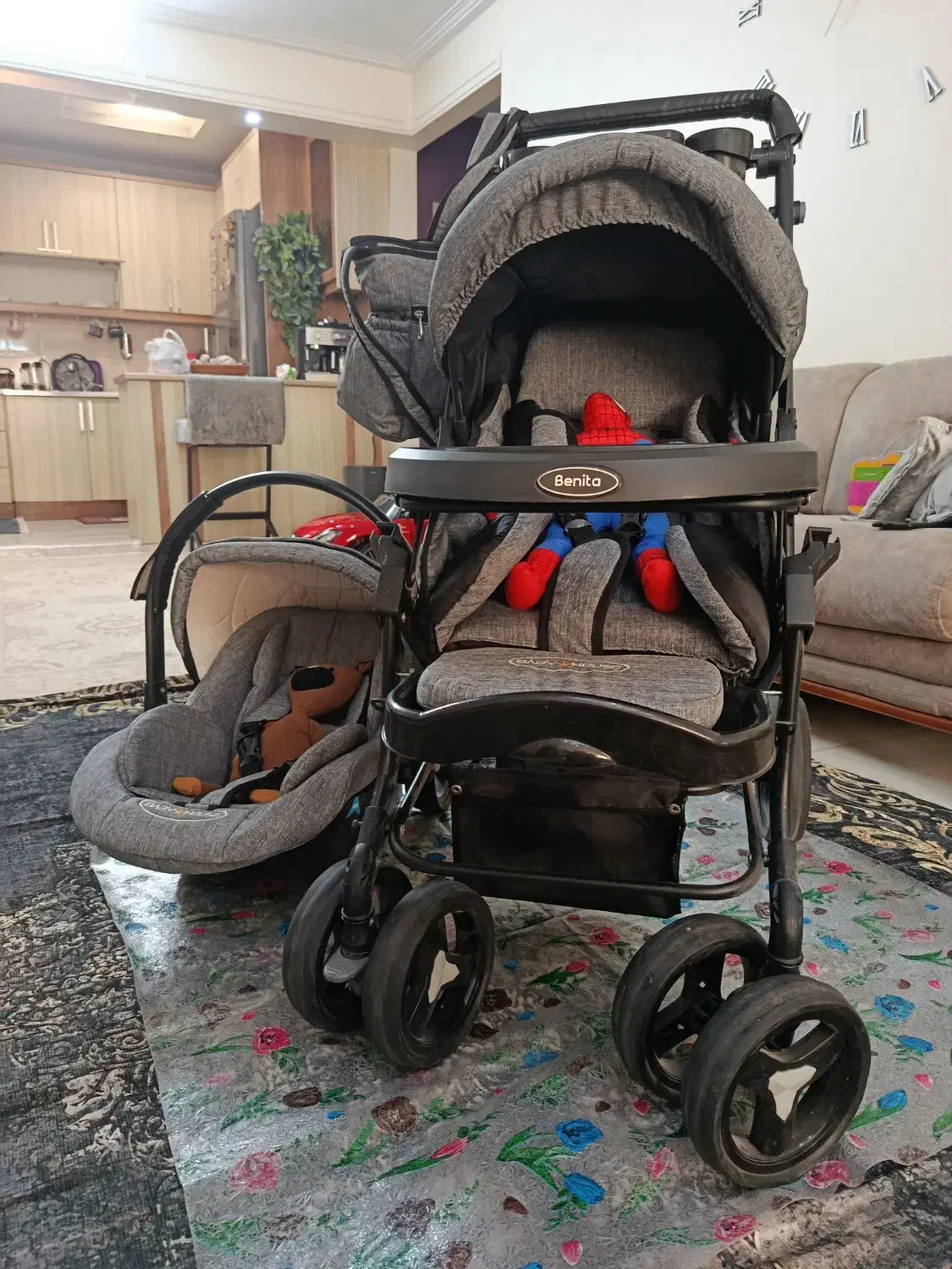 سیسمونی دلیجان و آغوشی و پارک بازی و قصری در حد نو|کالسکه و لوازم جانبی|تهران, باشگاه نفت|دیوار