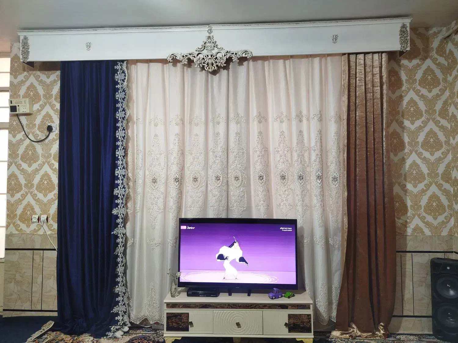 پرده همراه با کتیبه|پرده، رانر، رومیزی|اندیمشک, |دیوار