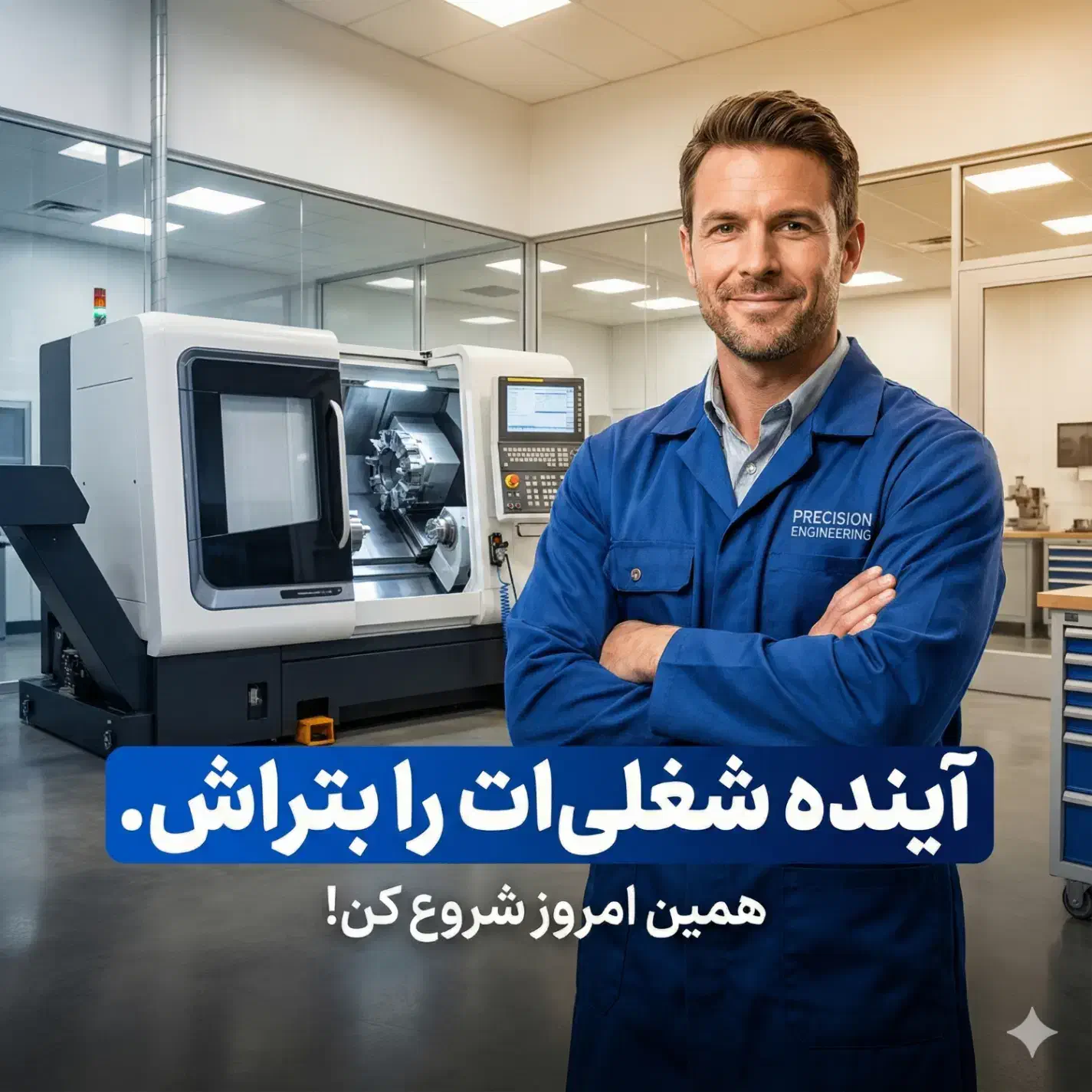 صفر تا صد تراش CNC (تضمین ورود به بازار کار)|خدمات آموزشی|شاهرود, |دیوار