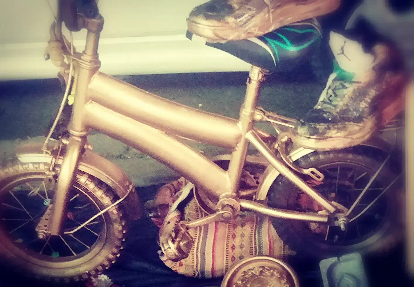 یک دوچرخه المپیا رنگ خاص زیبا|دوچرخه، اسکیت، اسکوتر|فردیس, قریشی|دیوار