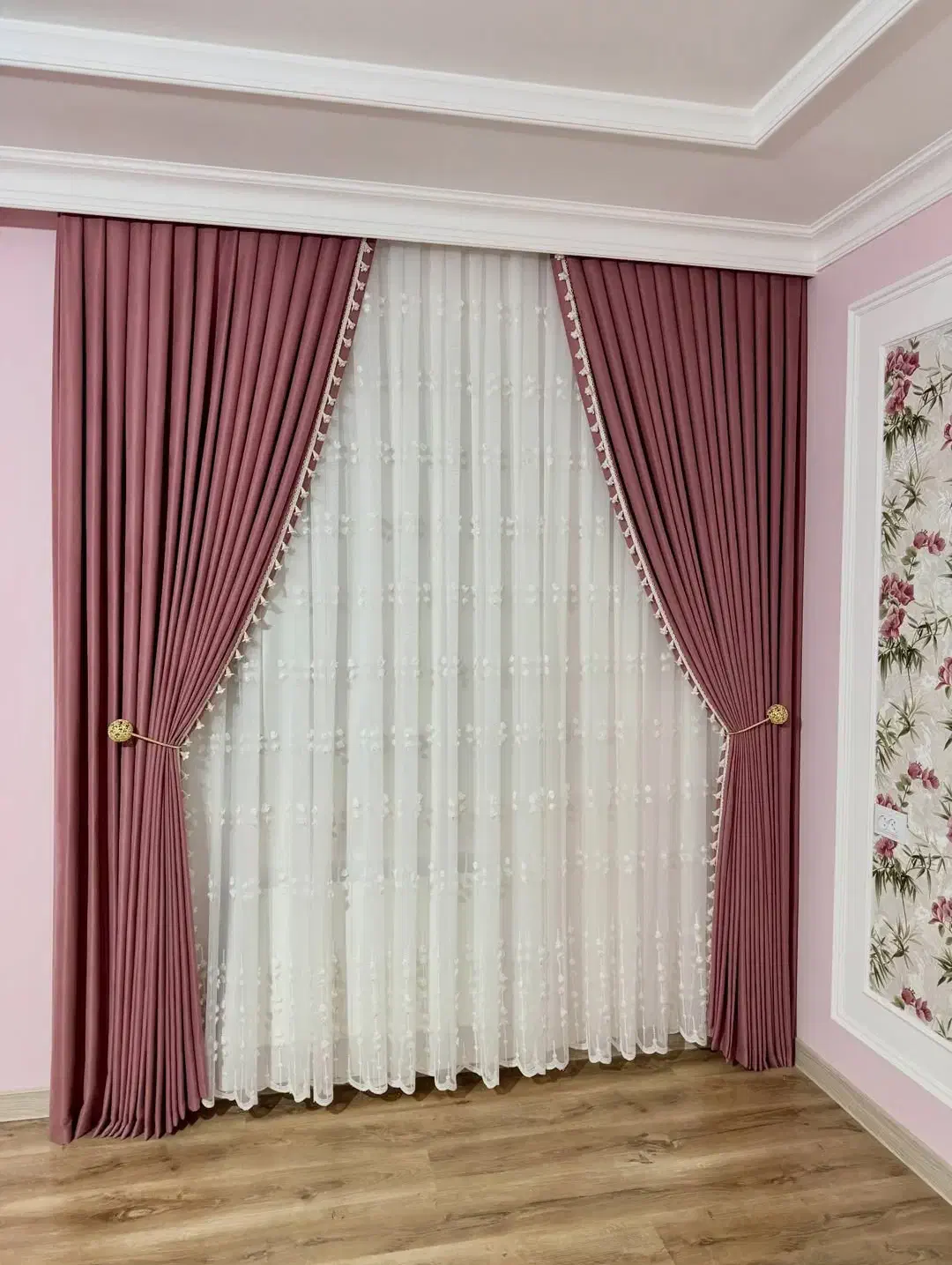 چقدر خوشگلن این پرده ها|پرده، رانر، رومیزی|اصفهان, چرخاب|دیوار