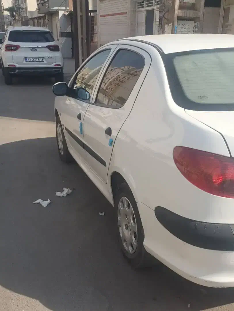 پژو۲۰۶صندوقدارv8 تیپ ۵ موتورtu5 سیمی|خودرو سواری و وانت|اهواز, کوی فرهنگیان ۱|دیوار