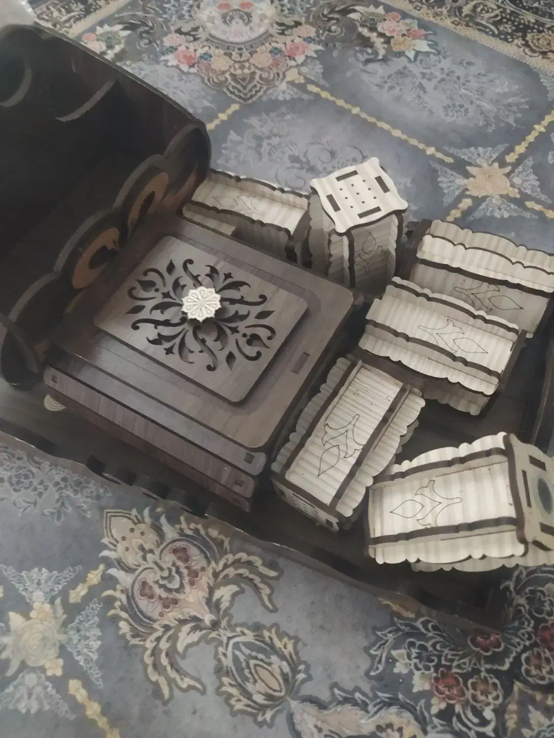 سینی چوبی|ظروف سرو و پذیرایی|ایذه, |دیوار