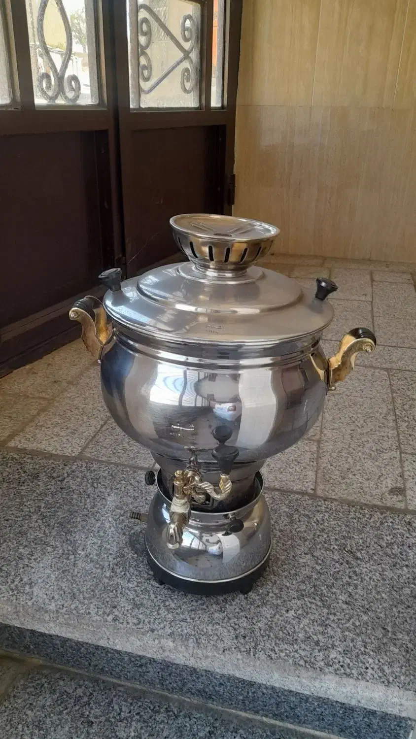 سماور ۸لیتری شبنم|سماور، چای‌ساز، قهوه‌ساز|همدان, |دیوار