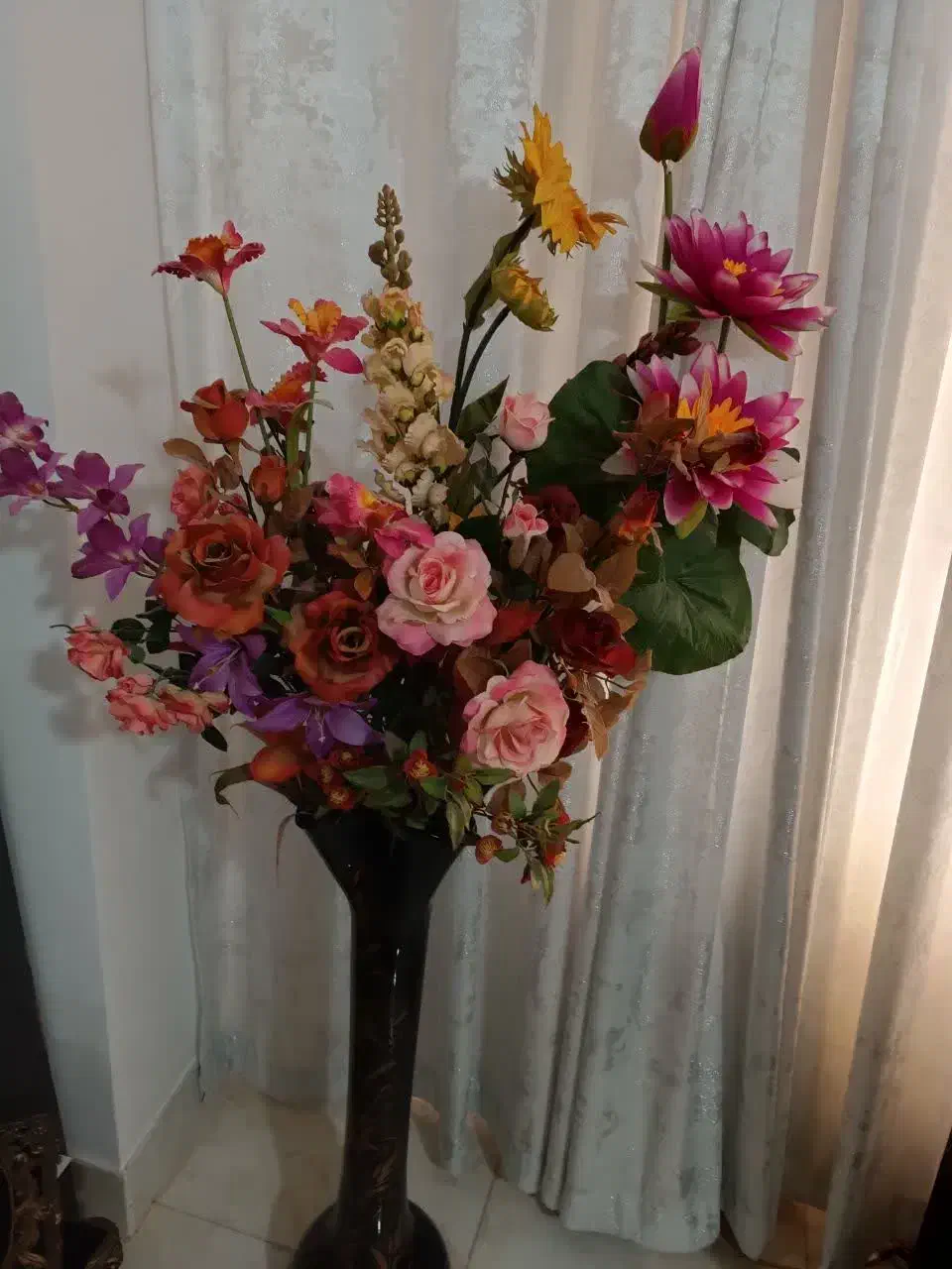 گل وگلدان|گل مصنوعی|زرندیه, |دیوار