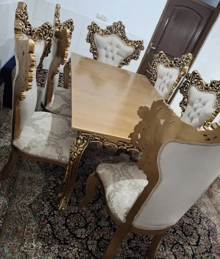 میز ناهار خوری تلویزیون بوفه ساعت میز صبحانه خوری|میز و صندلی غذاخوری|سیرجان, |دیوار