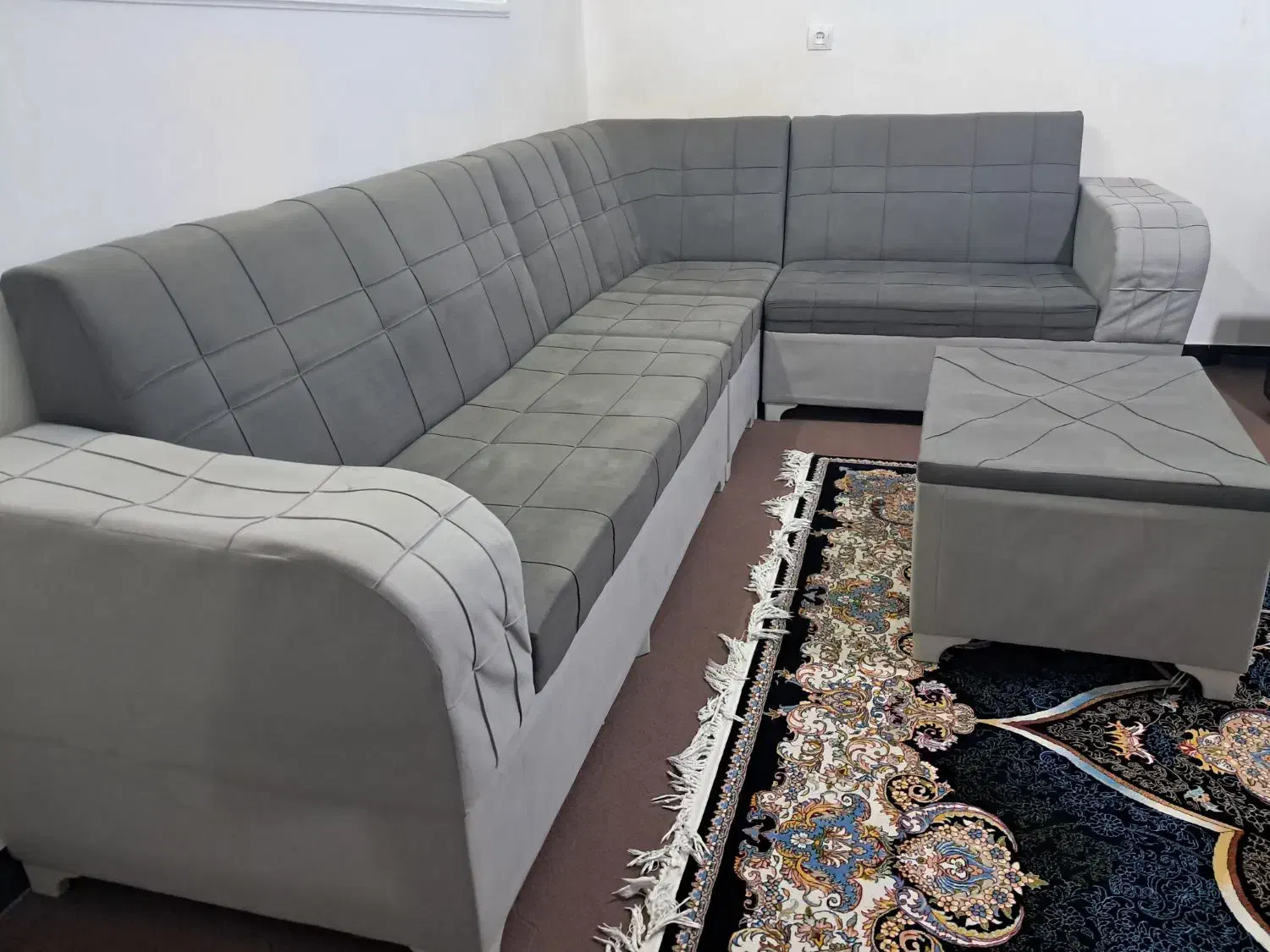 مبل ال ۷ نفره|مبلمان خانگی و میز عسلی|خرم‌آباد, |دیوار