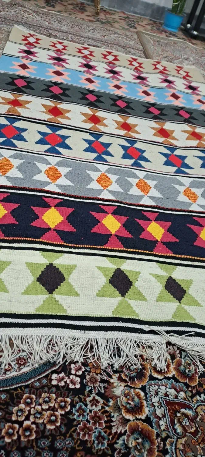 گلیم دست بافت|فرش|ایلام, |دیوار