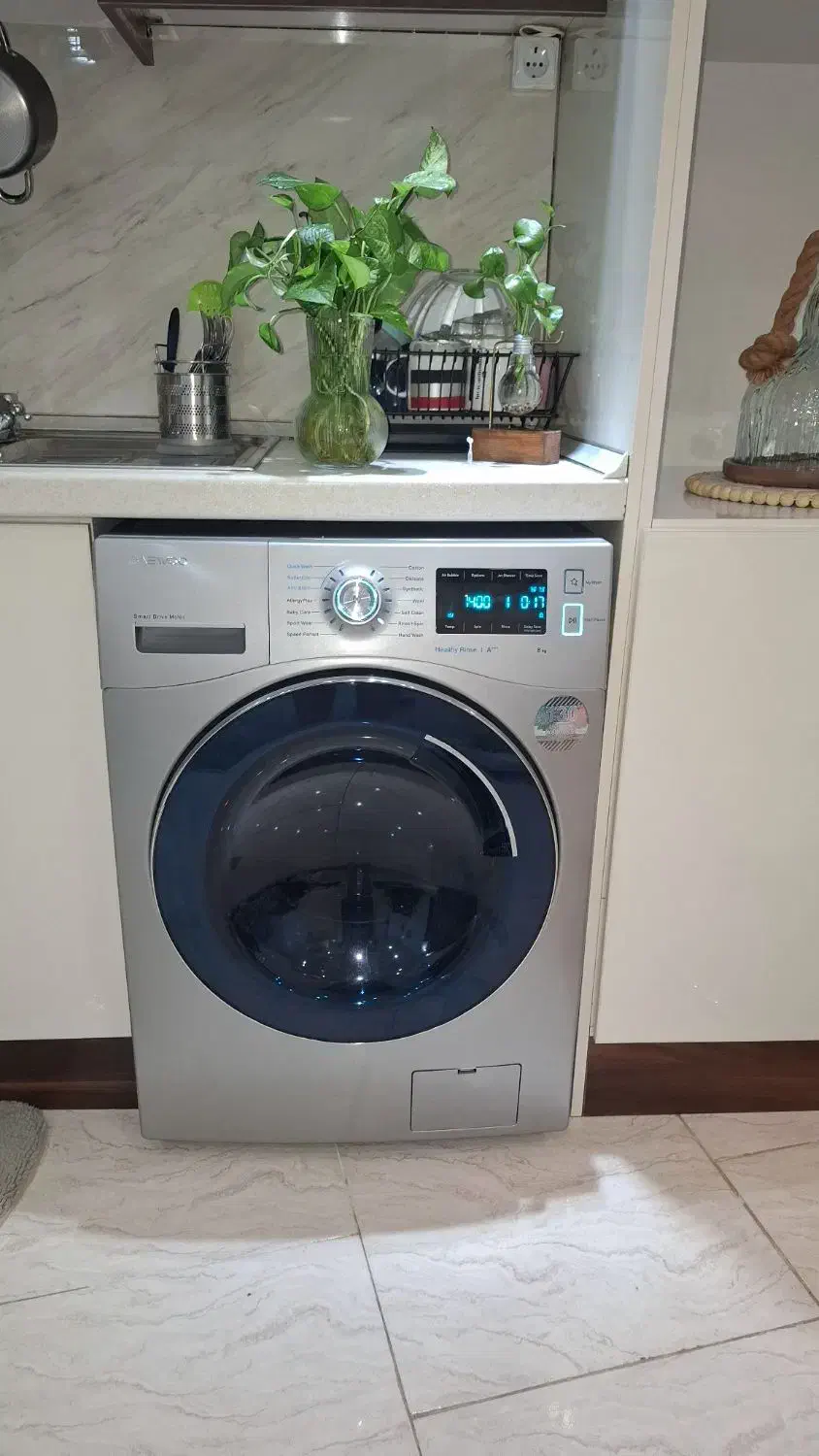 لباسشویی دوو|ماشین لباسشویی و خشک‌کن لباس|رشت, ساغری سازان|دیوار