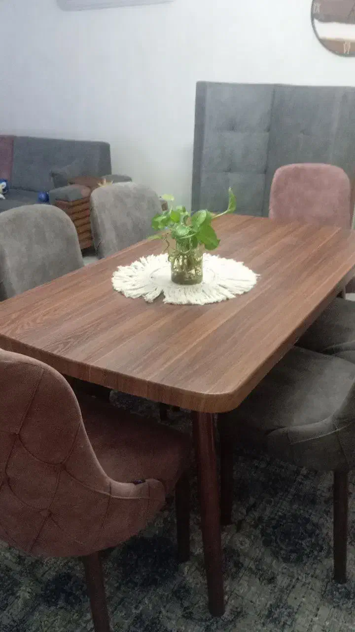 میز نهار خوری ۶ نفره|میز و صندلی غذاخوری|رشت, بالاکویه|دیوار