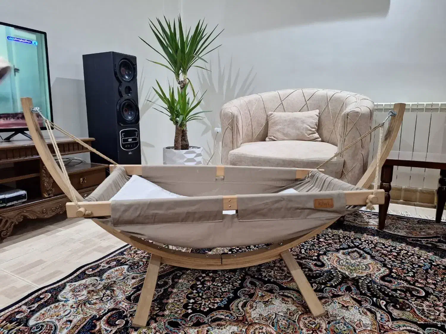 گهواره چوبی|اسباب و اثاث بچه|شهر ری, دولت‌آباد|دیوار