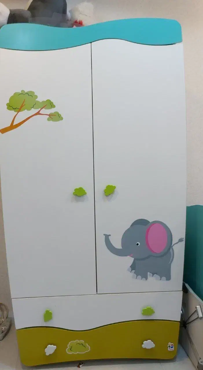 سرویس خواب کودک و نوجوان آپادانا طرح فیلی|تخت و سرویس خواب|شیراز, شهرک والفجر|دیوار